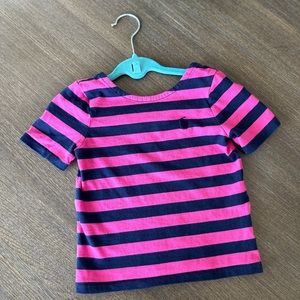 EUC Ralph Lauren polo kids short sleeve striped T shirt 2T